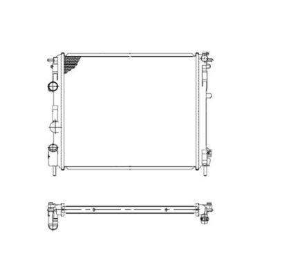 Kylare, motorkylning Nrf 53210 NRF