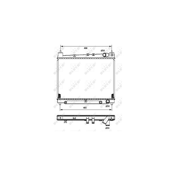 Kylare, motorkylning Nrf 53211 NRF Kylare, motorkylning Nrf 53211 NRF