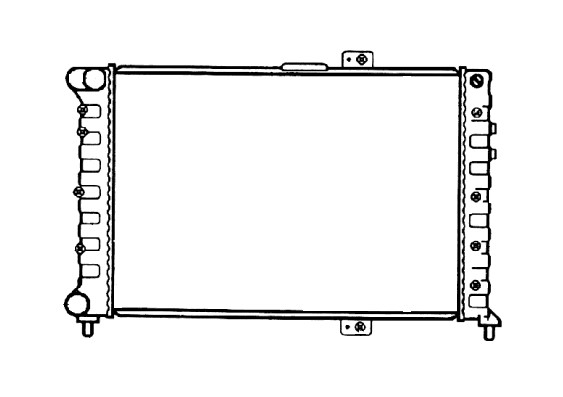 Kylare, motorkylning Nrf 53241 NRF
