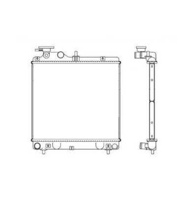 Kylare, motorkylning Nrf 53257 NRF