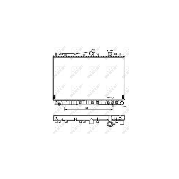 Kylare, motorkylning Nrf 53259 NRF Kylare, motorkylning Nrf 53259 NRF