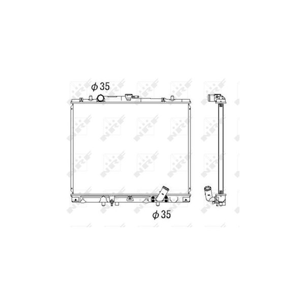 Kylare, motorkylning Nrf 53285 NRF Kylare, motorkylning Nrf 53285 NRF