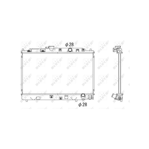 Kylare, motorkylning Nrf 53286 NRF Kylare, motorkylning Nrf 53286 NRF