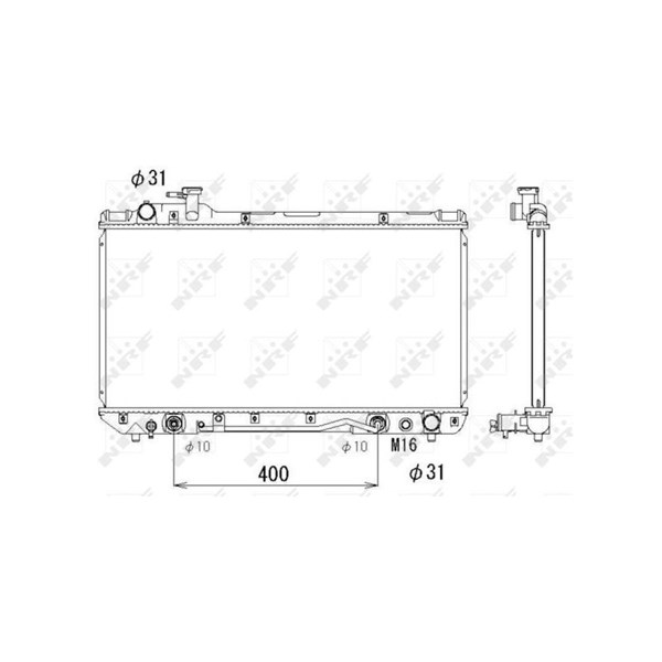 Kylare, motorkylning Nrf 53288 NRF Kylare, motorkylning Nrf 53288 NRF