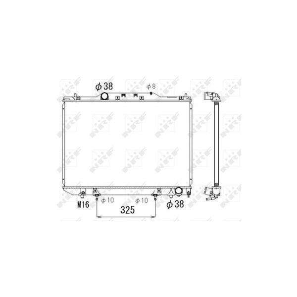 Kylare, motorkylning Nrf 53319 NRF Kylare, motorkylning Nrf 53319 NRF