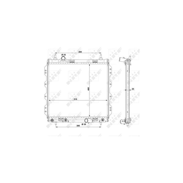 Kylare, motorkylning Nrf 53337 NRF Kylare, motorkylning Nrf 53337 NRF