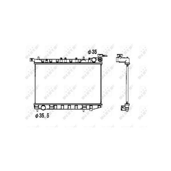 Kylare, motorkylning Nrf 53341 NRF Kylare, motorkylning Nrf 53341 NRF