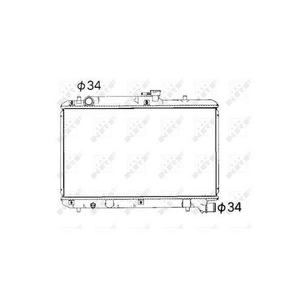 Kylare, motorkylning Nrf 53351 NRF Kylare, motorkylning Nrf 53351 NRF