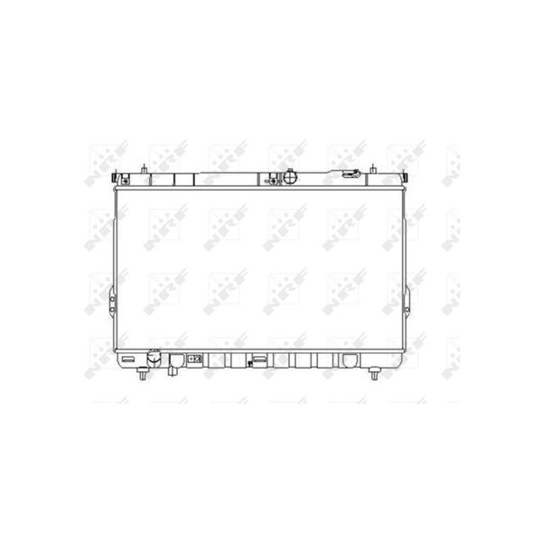 Kylare, motorkylning Nrf 53358 NRF