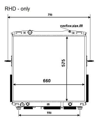 Kylare, motorkylning Nrf 53368 NRF