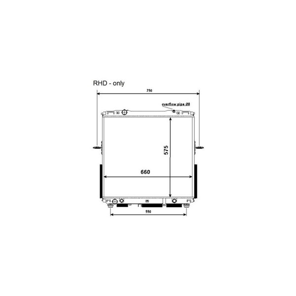 Kylare, motorkylning Nrf 53368 NRF Kylare, motorkylning Nrf 53368 NRF