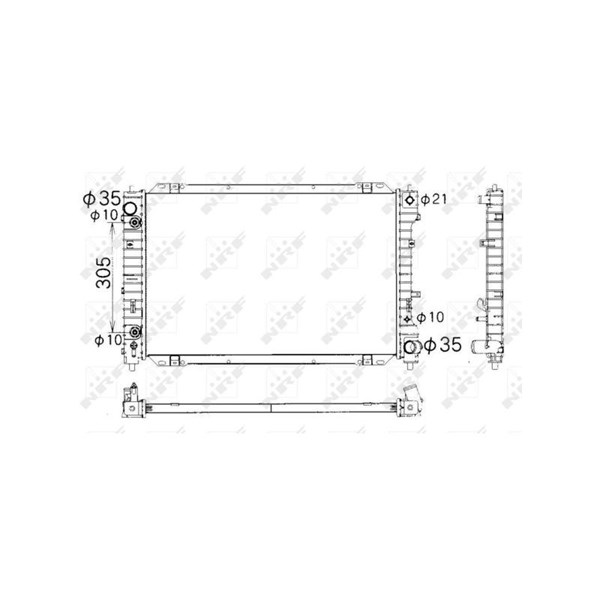 Kylare, motorkylning Nrf 53378 NRF Kylare, motorkylning Nrf 53378 NRF