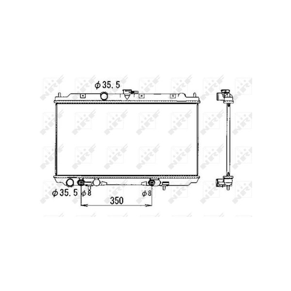 Kylare, motorkylning Nrf 53389 NRF Kylare, motorkylning Nrf 53389 NRF