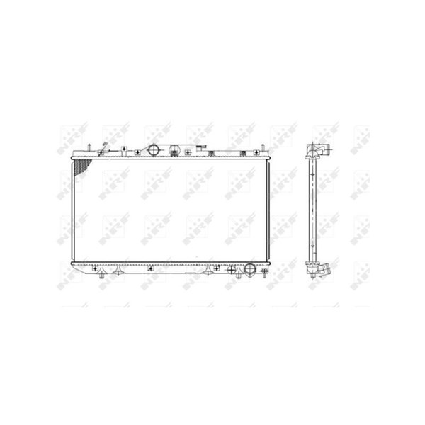 Kylare, motorkylning Nrf 53420 NRF