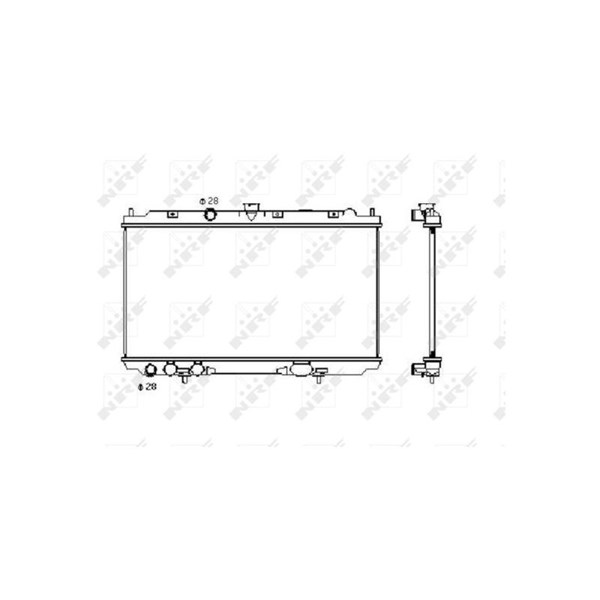 Kylare, motorkylning Nrf 53427 NRF Kylare, motorkylning Nrf 53427 NRF