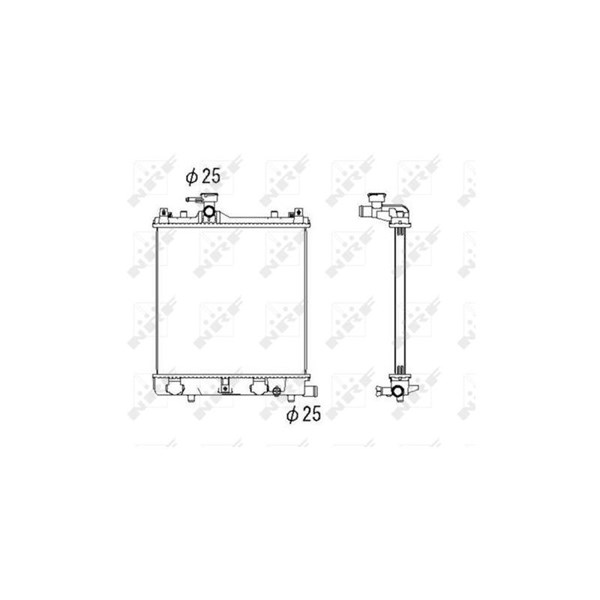 Kylare, motorkylning Nrf 53430 NRF Kylare, motorkylning Nrf 53430 NRF
