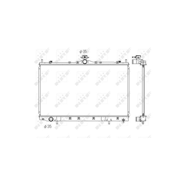 Kylare, motorkylning Nrf 53431 NRF Kylare, motorkylning Nrf 53431 NRF