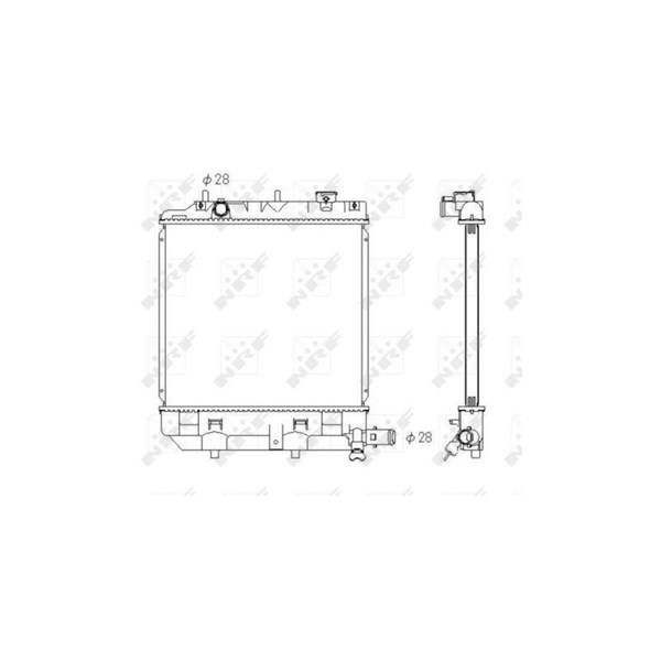 Kylare, motorkylning Nrf 53433 NRF Kylare, motorkylning Nrf 53433 NRF