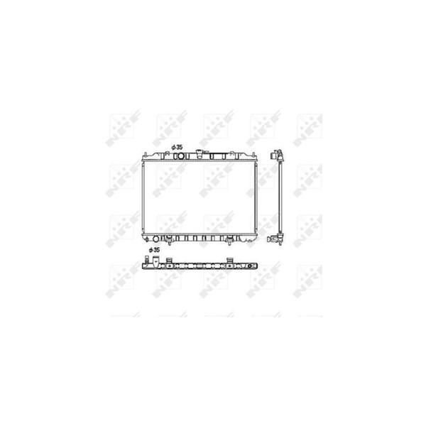 Kylare, motorkylning Nrf 53452 NRF Kylare, motorkylning Nrf 53452 NRF