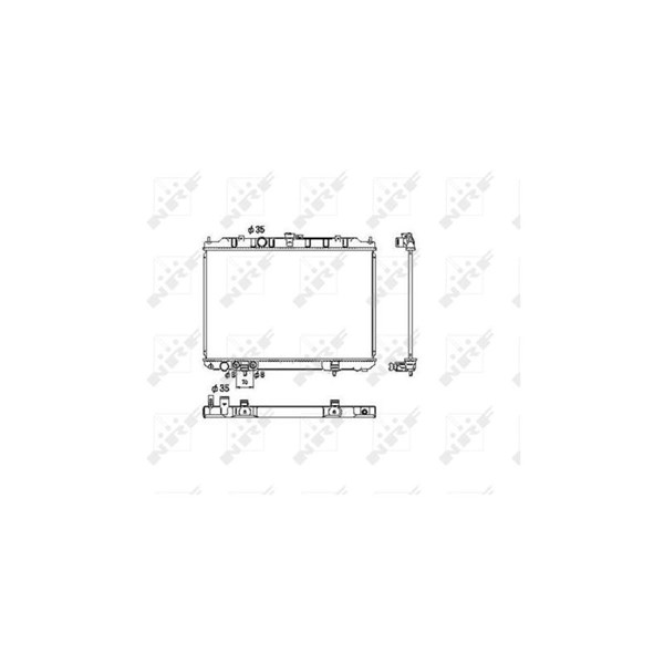 Kylare, motorkylning Nrf 53453 NRF Kylare, motorkylning Nrf 53453 NRF