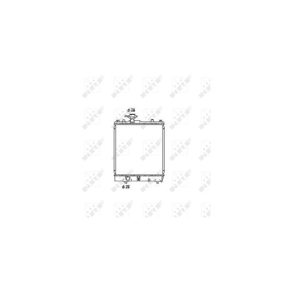 Kylare, motorkylning Nrf 53456 NRF