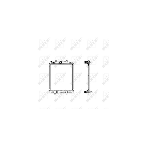 Kylare, motorkylning Nrf 53460 NRF