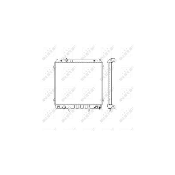 Kylare, motorkylning Nrf 53480 NRF
