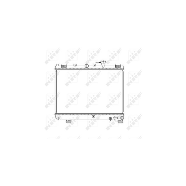 Kylare, motorkylning Nrf 53486 NRF