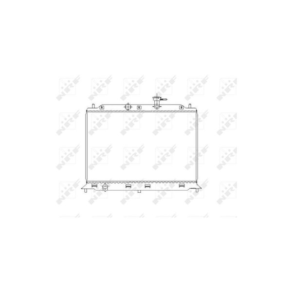 Kylare, motorkylning Nrf 53491 NRF