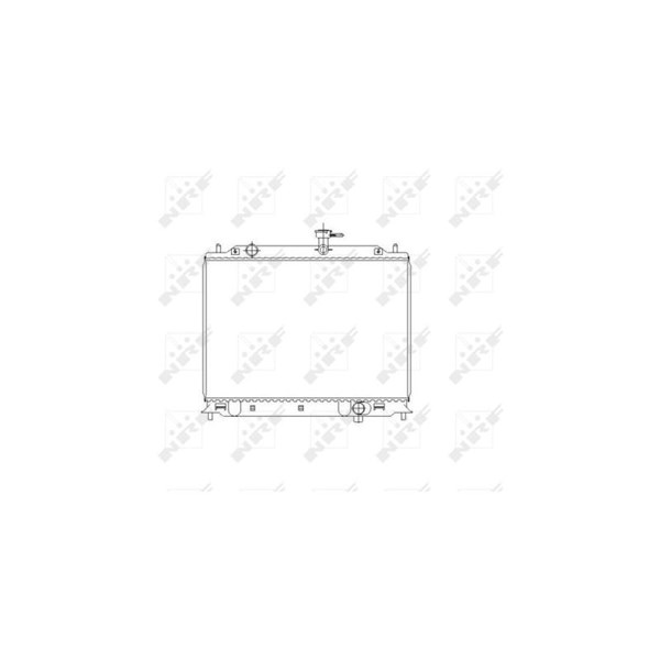 Kylare, motorkylning Nrf 53492 NRF
