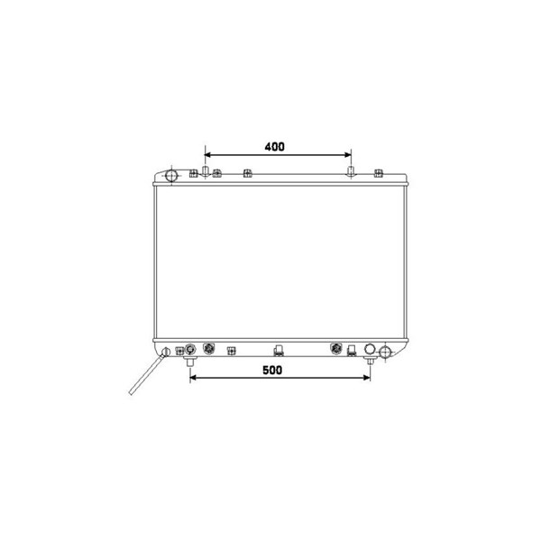 Kylare, motorkylning Nrf 53499 NRF