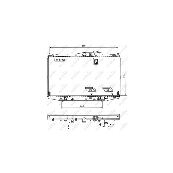 Kylare, motorkylning Nrf 53509 NRF Kylare, motorkylning Nrf 53509 NRF