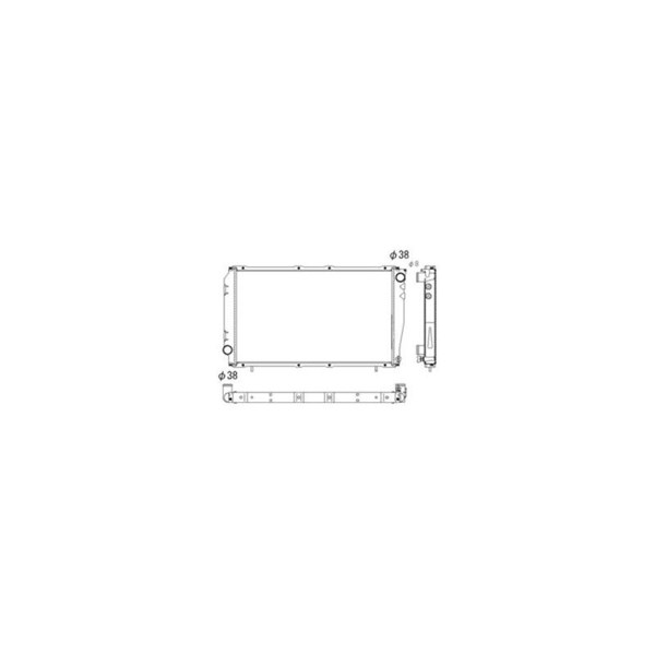 Kylare, motorkylning Nrf 53528 NRF Kylare, motorkylning Nrf 53528 NRF
