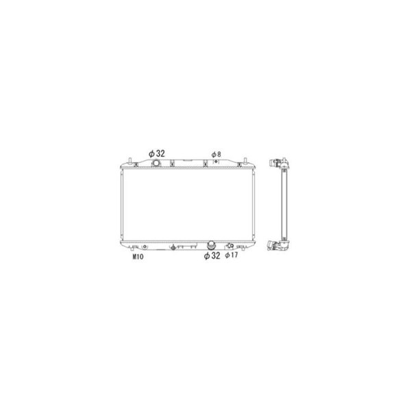 Kylare, motorkylning Nrf 53530 NRF