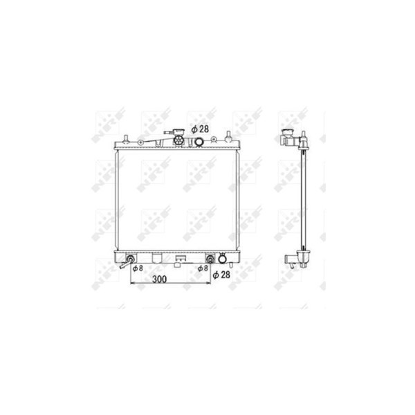 Kylare, motorkylning Nrf 53535 NRF Kylare, motorkylning Nrf 53535 NRF