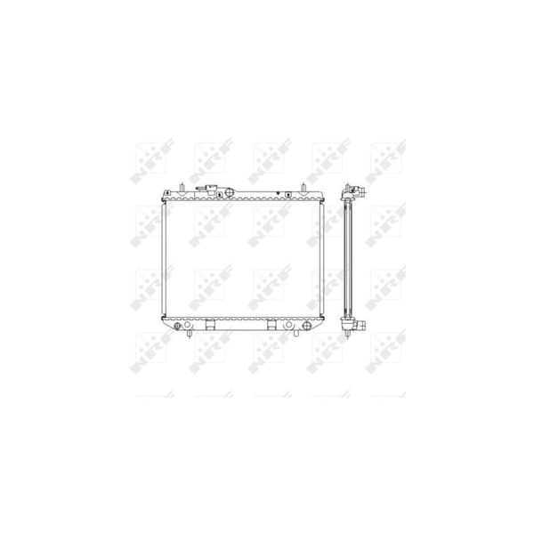 Kylare, motorkylning Nrf 53536 NRF