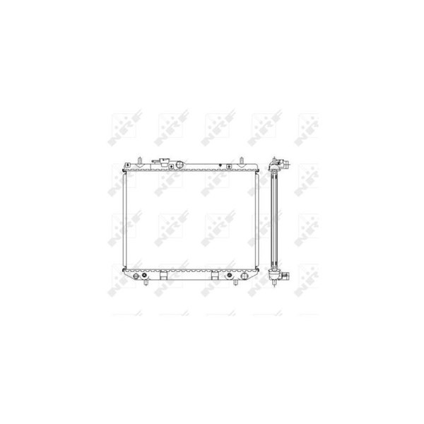 Kylare, motorkylning Nrf 53537 NRF Kylare, motorkylning Nrf 53537 NRF