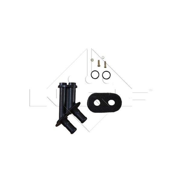 Värmeväxlare, kupévärme, Fram Nrf 53550 NRF Värmeväxlare, kupévärme, Fram Nrf 53550 NRF