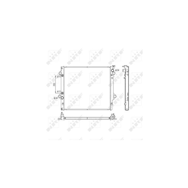 Kylare, motorkylning Nrf 53568 NRF Kylare, motorkylning Nrf 53568 NRF