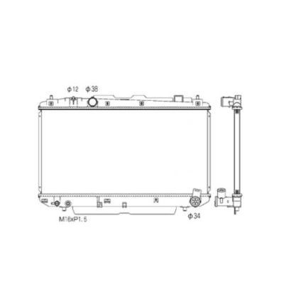Kylare, motorkylning Nrf 53572 NRF