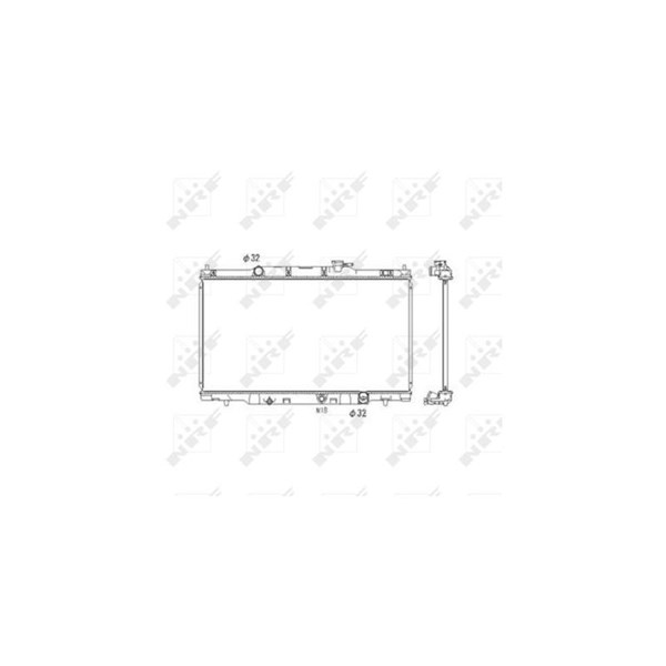 Kylare, motorkylning Nrf 53573 NRF
