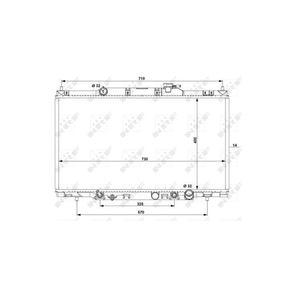 Kylare, motorkylning Nrf 53574 NRF Kylare, motorkylning Nrf 53574 NRF