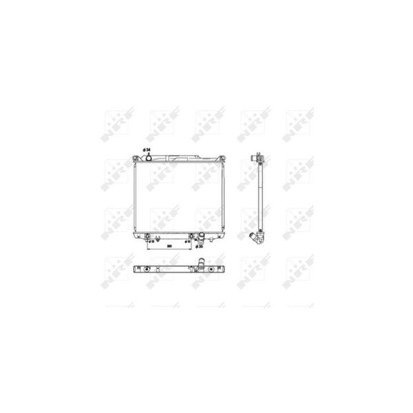 Kylare, motorkylning Nrf 53576 NRF Kylare, motorkylning Nrf 53576 NRF