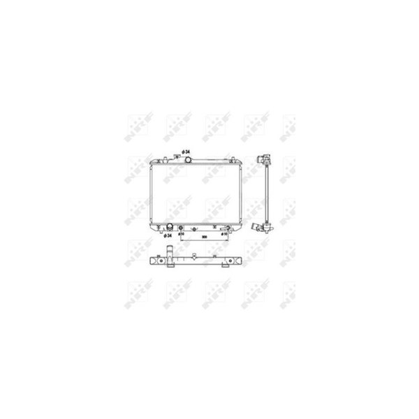 Kylare, motorkylning Nrf 53578 NRF Kylare, motorkylning Nrf 53578 NRF