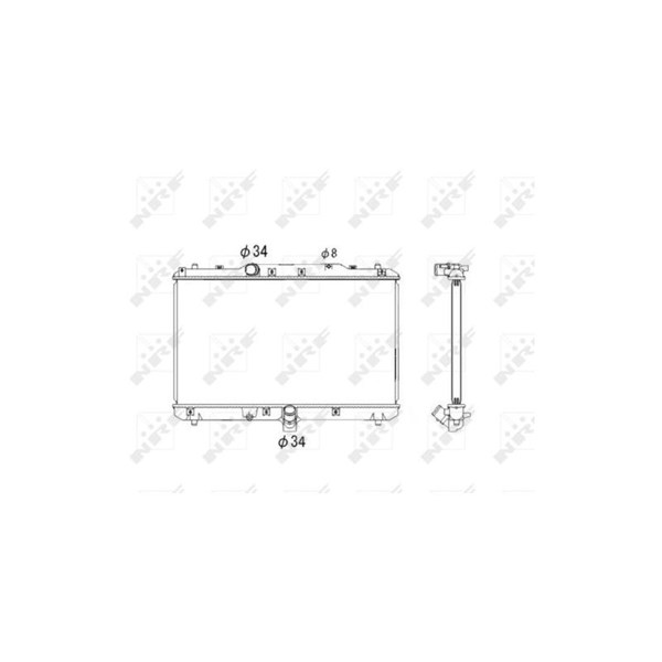 Kylare, motorkylning Nrf 53579 NRF Kylare, motorkylning Nrf 53579 NRF