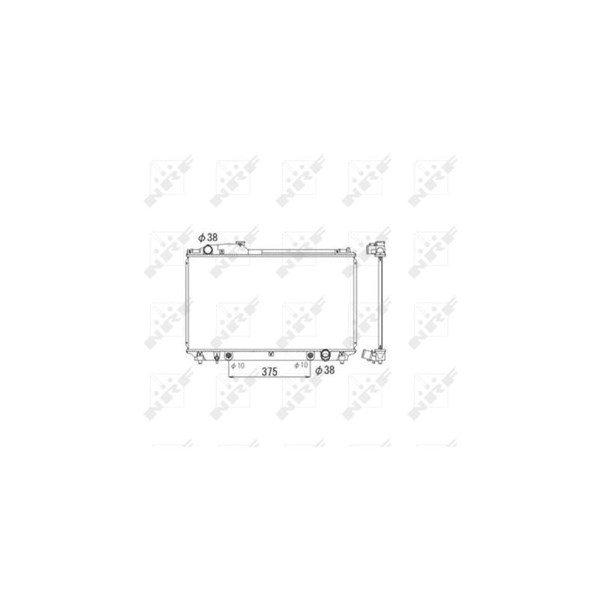 Kylare, motorkylning Nrf 53584 NRF Kylare, motorkylning Nrf 53584 NRF