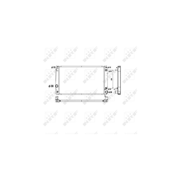Kylare, motorkylning Nrf 53590 NRF Kylare, motorkylning Nrf 53590 NRF