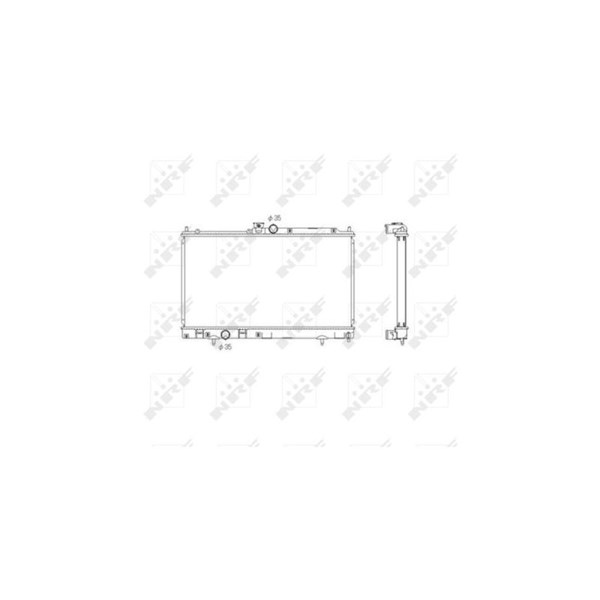 Kylare, motorkylning Nrf 53591 NRF Kylare, motorkylning Nrf 53591 NRF
