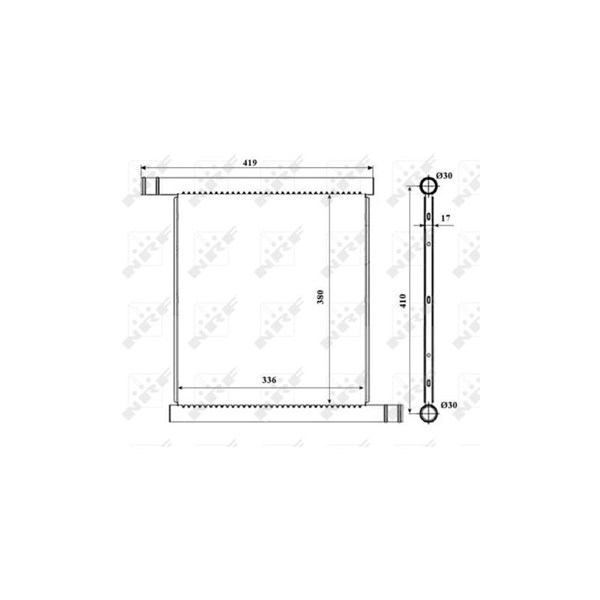 Kylare, motorkylning Nrf 53598 NRF Kylare, motorkylning Nrf 53598 NRF