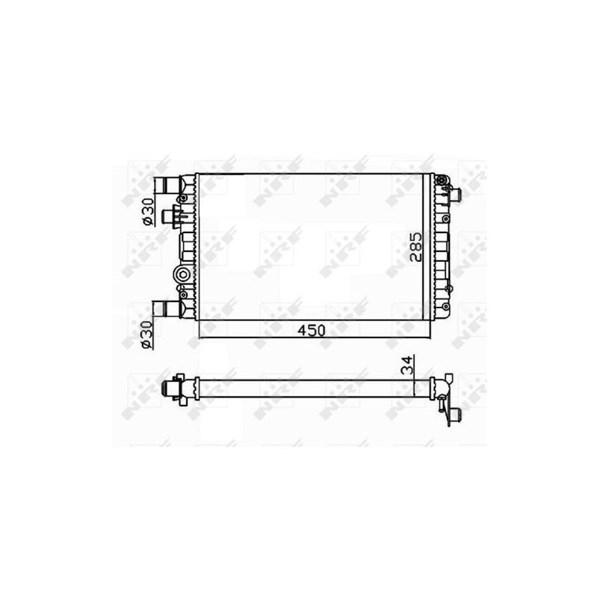 Kylare, motorkylning Nrf 53602 NRF Kylare, motorkylning Nrf 53602 NRF